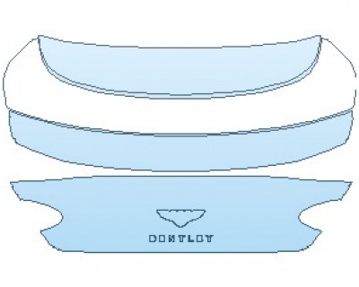 2022 BENTLEY CONTINENTAL GT SPEED COUPE REAR DECK LID