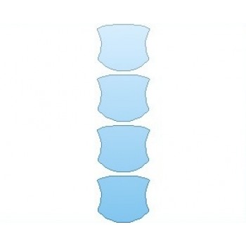 PAINT PROTECTION KIT - 2023 KIA CARNIVAL MPV EX DOOR CUPS IN CUP DESIGN - PRECUT PPF CLEAR BRA WRAP