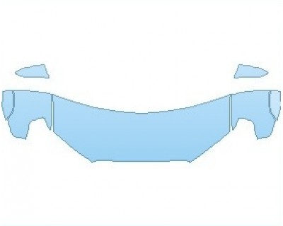 PAINT PROTECTION KIT - 2023 TOYOTA 4RUNNER TRD OFF-ROAD HOOD (NO WRAPPED EDGES) - PRECUT PPF CLEAR BRA WRAP