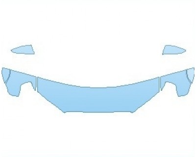 PAINT PROTECTION KIT - 2023 TOYOTA 4RUNNER TRD OFF-ROAD HOOD 18 INCH (WRAPPED EDGES) - PRECUT PPF CLEAR BRA WRAP