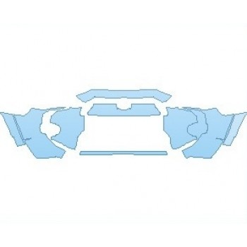 PAINT PROTECTION KIT - 2021 TOYOTA 4RUNNER VENTURE SPECIAL EDITION BUMPER - PRECUT PPF CLEAR BRA WRAP