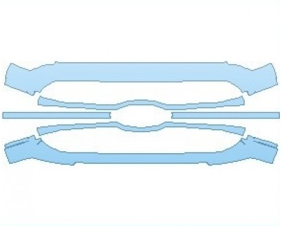 PAINT PROTECTION KIT - 2022 FORD F-150 LIMITED GRILLE - PRECUT PPF CLEAR BRA WRAP