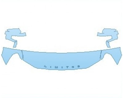 PAINT PROTECTION KIT - 2022 FORD F-150 LIMITED HOOD (NO WRAPPED EDGES) - PRECUT PPF CLEAR BRA WRAP