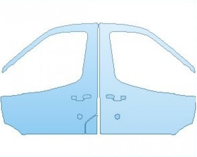 Precut PPF Kit – Clear Bra Paint Protection Film PAINT PROTECTION KIT - 2022 FORD TRANSIT ALL MODELS DOORS FRONT MEDIUM AND HIGH ROOF - PRECUT PPF CLEAR BRA WRAP