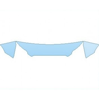 PAINT PROTECTION KIT - 2021 FORD TRANSIT ALL MODELS HOOD (WRAPPED EDGES) - PRECUT PPF CLEAR BRA WRAP