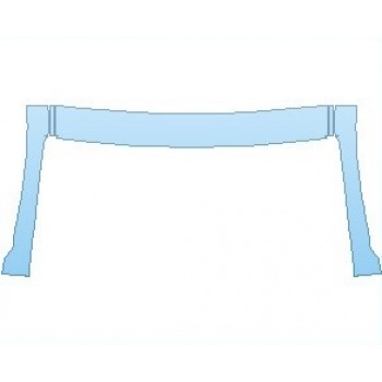 PAINT PROTECTION KIT - 2021 FORD TRANSIT ALL MODELS A PILLARS AND CAB TOP LOW ROOF - PRECUT PPF CLEAR BRA WRAP