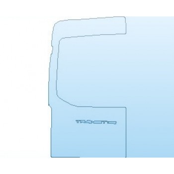 Precut PPF Kit – Clear Bra Paint Protection Film PAINT PROTECTION KIT - 2022 FORD TRANSIT ALL MODELS DOOR REAR LEFT SIDE MEDIUM AND HIGH ROOF WITH TRANSIT 250 EMBLEM - PRECUT PPF CLEAR BRA WRAP