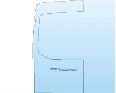 Precut PPF Kit – Clear Bra Paint Protection Film PAINT PROTECTION KIT - 2022 FORD TRANSIT ALL MODELS DOOR REAR LEFT SIDE MEDIUM AND HIGH ROOF WITH TRANSIT 250 EMBLEM - PRECUT PPF CLEAR BRA WRAP