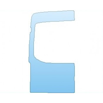 PAINT PROTECTION KIT - 2021 FORD TRANSIT ALL MODELS DOOR REAR LEFT SIDE MEDIUM AND HIGH ROOF WITHOUT EMBLEM - PRECUT PPF CLEAR BRA WRAP