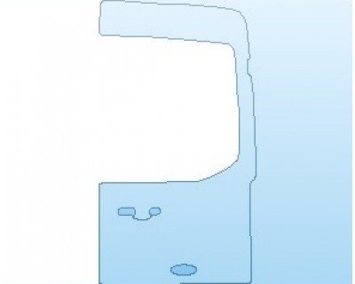 Precut PPF Kit – Clear Bra Paint Protection Film PAINT PROTECTION KIT - 2022 FORD TRANSIT ALL MODELS DOOR REAR RIGHT SIDE MEDIUM AND HIGH ROOF - PRECUT PPF CLEAR BRA WRAP