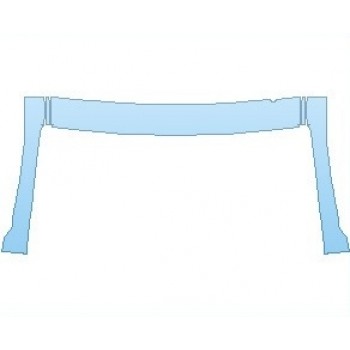 PAINT PROTECTION KIT - 2021 FORD TRANSIT ALL MODELS A PILLARS AND CAB TOP LOW ROOF WITH ANTENNA - PRECUT PPF CLEAR BRA WRAP