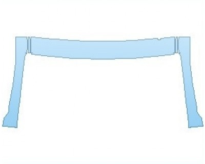 Precut PPF Kit – Clear Bra Paint Protection Film PAINT PROTECTION KIT - 2022 FORD TRANSIT ALL MODELS A PILLARS AND CAB TOP LOW ROOF WITH ANTENNA - PRECUT PPF CLEAR BRA WRAP