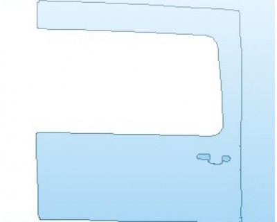 Precut PPF Kit – Clear Bra Paint Protection Film PAINT PROTECTION KIT - 2022 FORD TRANSIT ALL MODELS DOOR SLIDING LEFT SIDE MEDIUM AND HIGH ROOF - PRECUT PPF CLEAR BRA WRAP