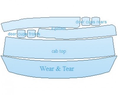 2023 FORD ESCAPE TITANIUM COMMON WEAR AREA KIT