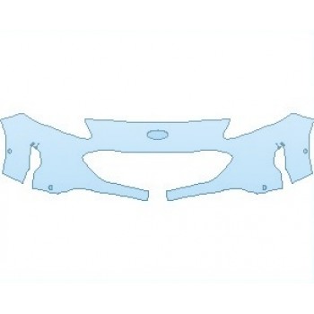 PAINT PROTECTION KIT - 2023 FORD ESCAPE TITANIUM BUMPER WITH SENSORS - PRECUT PPF CLEAR BRA WRAP