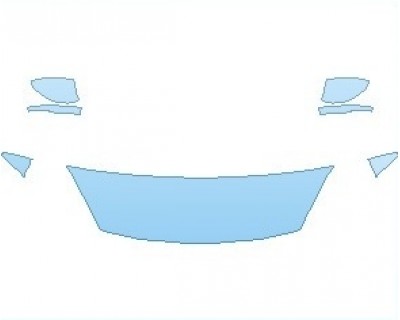2023 FORD ESCAPE TITANIUM HOOD 18 INCH (NO WRAPPED EDGES)