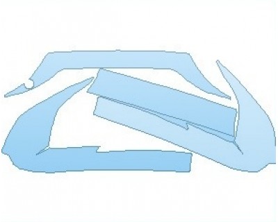 2020 MCLAREN 625C COUPE LOWER BUMPER - PRECUT PPF CLEAR BRA WRAP