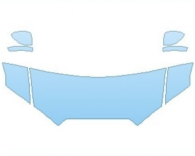 PAINT PROTECTION KIT - 2023 MAZDA MX-5 MIATA CLUB HOOD (NO WRAPPED EDGES) - PRECUT PPF CLEAR BRA WRAP