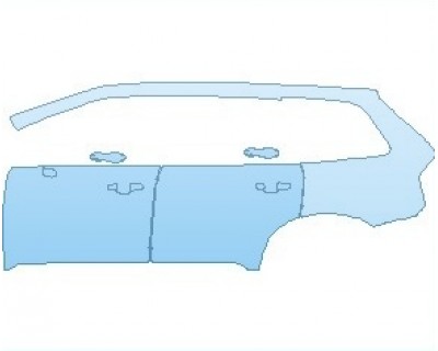 2023 VOLVO XC90 MOMENTUM HYBRID 19 INCH WHEELS AND SMALLER REAR QUARTER PANEL & DOORS LEFT SIDE