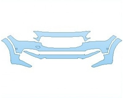 2025 VOLVO V90 CROSS COUNTRY BUMPER WITH SENSORS - PRECUT PPF CLEAR BRA WRAP