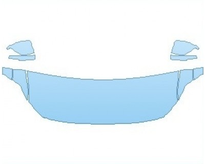 2025 VOLVO V90 CROSS COUNTRY HOOD (NO WRAPPED EDGES) - PRECUT PPF CLEAR BRA WRAP