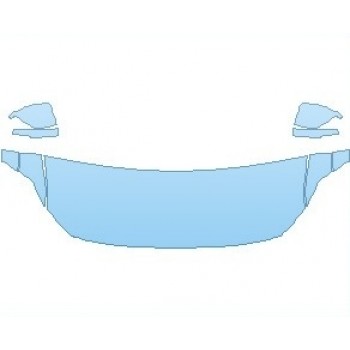 PAINT PROTECTION KIT - 2025 VOLVO V90 CROSS COUNTRY HOOD (WRAPPED EDGES) - PRECUT PPF CLEAR BRA WRAP
