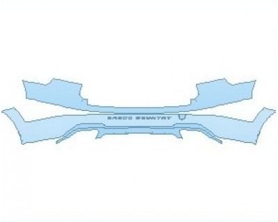 2025 VOLVO V90 CROSS COUNTRY REAR BUMPER - PRECUT PPF CLEAR BRA WRAP