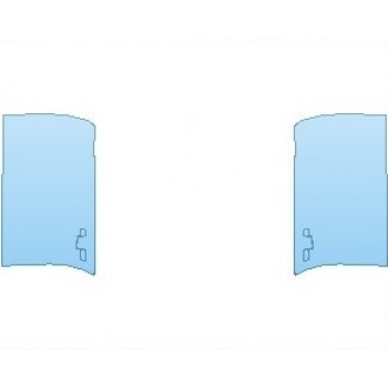 PAINT PROTECTION KIT - 2019 BMW 7 SERIES M-SPORT HYBRID  DOORS FRONT - PRECUT PPF CLEAR BRA WRAP