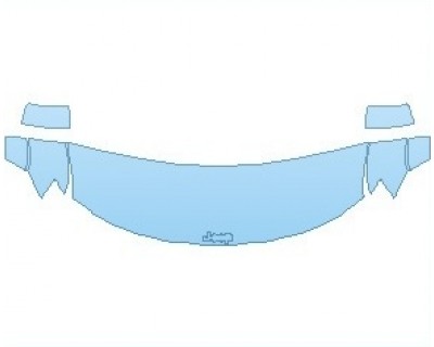 PAINT PROTECTION KIT - 2022 JEEP GRAND CHEROKEE HIGH ALTITUDE HOOD (WRAPPED EDGES) - PRECUT PPF CLEAR BRA WRAP