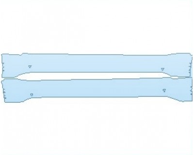 PAINT PROTECTION KIT - 2022 JEEP GRAND CHEROKEE HIGH ALTITUDE ROCKER PANELS HIGH ALTITUDE - PRECUT PPF CLEAR BRA WRAP