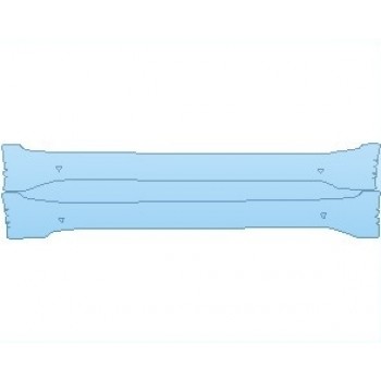 PAINT PROTECTION KIT - 2022 JEEP GRAND CHEROKEE HIGH ALTITUDE ROCKER PANELS SUMMIT - PRECUT PPF CLEAR BRA WRAP