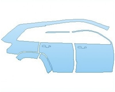 2023 JEEP GRAND CHEROKEE SUMMIT REAR QUARTER PANEL AND DOORS RIGHT SIDE