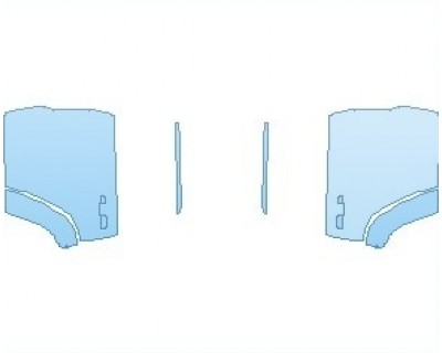 PAINT PROTECTION KIT - 2022 JEEP GRAND CHEROKEE HIGH ALTITUDE DOORS REAR - PRECUT PPF CLEAR BRA WRAP