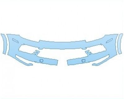 PAINT PROTECTION KIT - 2020 PORSCHE CAYENNE BASE COUPE BUMPER - PRECUT PPF CLEAR BRA WRAP