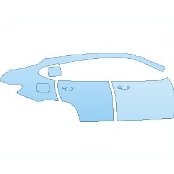 Precut PPF Kit – Clear Bra Paint Protection Film PAINT PROTECTION KIT - 2021 BMW X4 XDRIVE30I REAR QUARTER PANEL AND DOORS RIGHT SIDE - PRECUT PPF CLEAR BRA WRAP