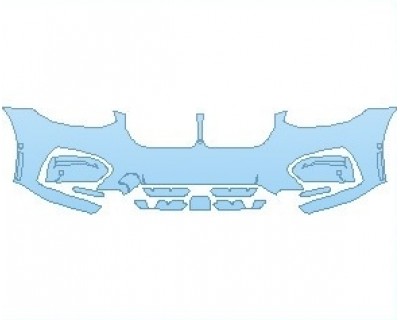 2021 BMW X4 XDRIVE30I BUMPER WITH SENSORS