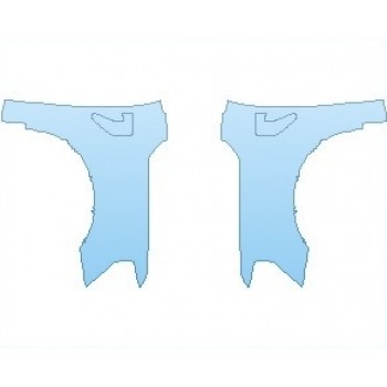 PAINT PROTECTION KIT - 2024 FORD F-150 XLT FULL FENDERS (WRAPPED EDGES) - PRECUT PPF CLEAR BRA WRAP