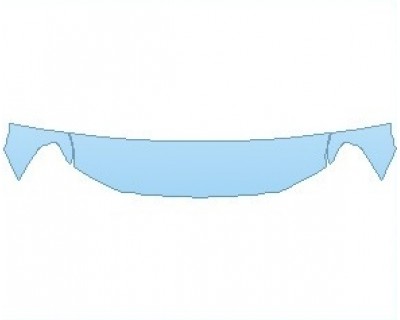 PAINT PROTECTION KIT - 2024 FORD F-150 XL HOOD (NO WRAPPED EDGES) - PRECUT PPF CLEAR BRA WRAP