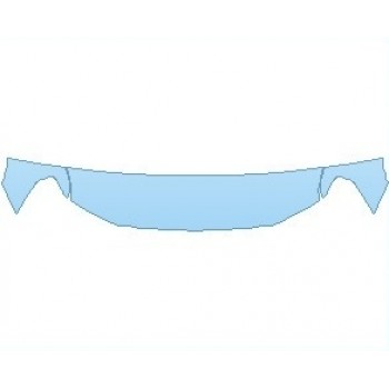 PAINT PROTECTION KIT - 2024 FORD F-150 XL HOOD (WRAPPED EDGES) - PRECUT PPF CLEAR BRA WRAP