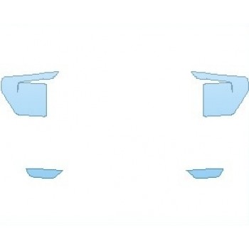 PAINT PROTECTION KIT - 2024 FORD F-150 XLT LIGHTS - PRECUT PPF CLEAR BRA WRAP