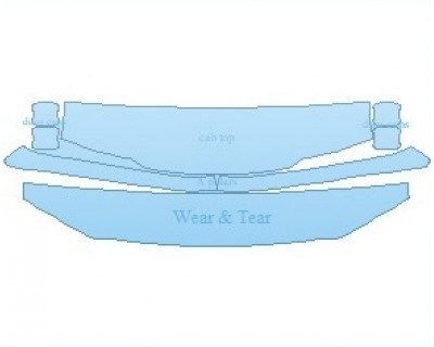 PAINT PROTECTION KIT - 2024 FORD F-150 XL COMMON WEAR AREA KIT - PRECUT PPF CLEAR BRA WRAP