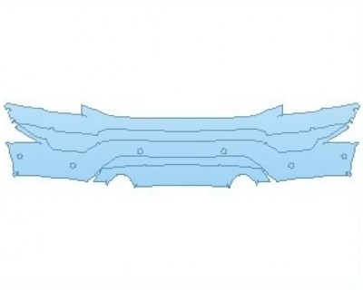 2022 FORD F-150 XLT BUMPER WITH 6 SENSORS