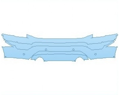 2023 FORD F-150 XLT BUMPER WITH 4 SENSORS