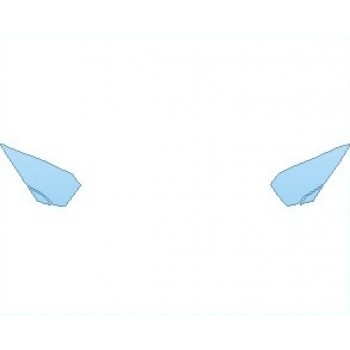 PAINT PROTECTION KIT - 2022 LAMBORGHINI AVENTADOR S COUPE LIGHTS - PRECUT PPF CLEAR BRA WRAP