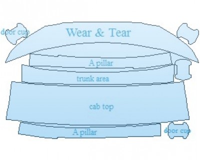 2022 TOYOTA PRIUS L ECO COMMON WEAR AREA KIT