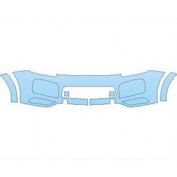 PAINT PROTECTION KIT - 2023 PORSCHE CAYENNE SUV GTS BUMPER - PRECUT PPF CLEAR BRA WRAP