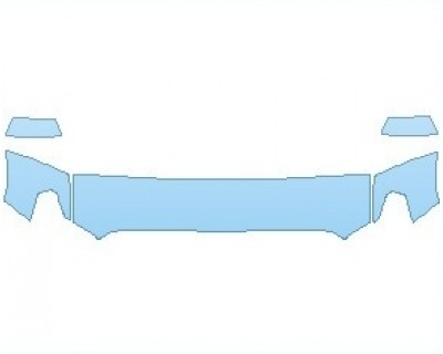 PAINT PROTECTION KIT - 2025 TOYOTA TUNDRA 1794 EDITION HOOD (WRAPPED EDGES) - PRECUT PPF CLEAR BRA WRAP