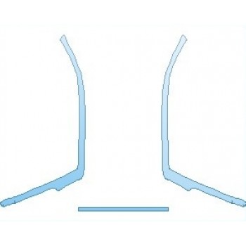PAINT PROTECTION KIT - 2025 TOYOTA TUNDRA PLATINUM DOOR SURROUND FOR CREWMAX - PRECUT PPF CLEAR BRA WRAP