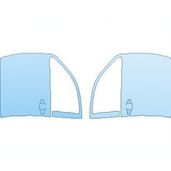 PAINT PROTECTION KIT - 2021 TOYOTA TUNDRA PLATINUM DOORS FRONT - PRECUT PPF CLEAR BRA WRAP