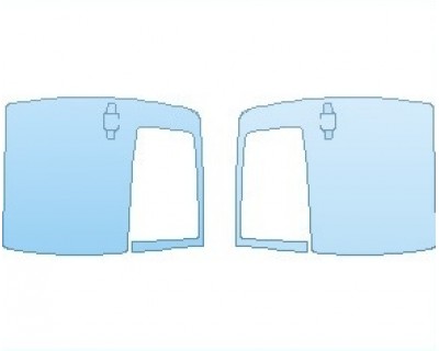 PAINT PROTECTION KIT - 2025 TOYOTA TUNDRA 1794 EDITION DOORS REAR FOR CREWMAX - PRECUT PPF CLEAR BRA WRAP